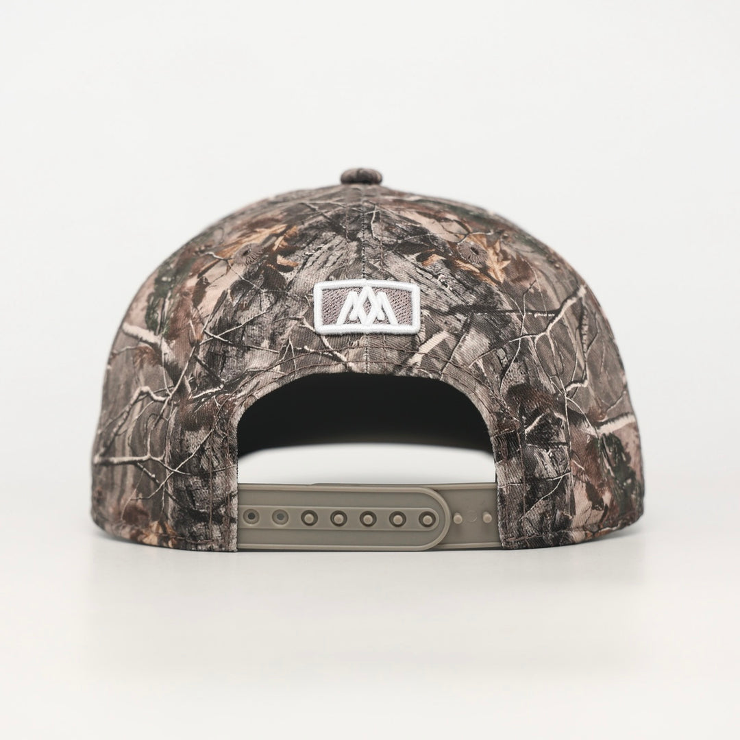 ‘7’ Premium SnapBack (Structured) - Malta Woodland Camo (LMTD)
