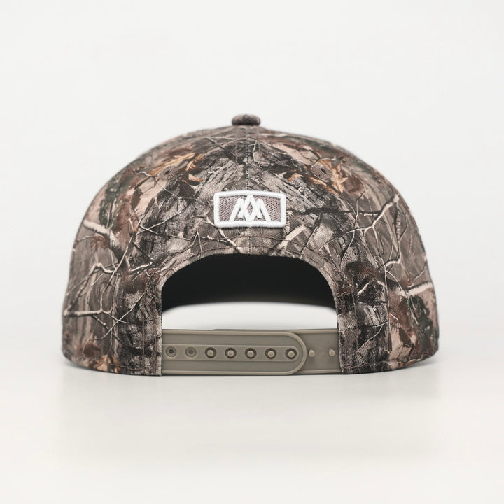 ‘7’ Premium SnapBack (Structured) - Malta Woodland Camo (LMTD)