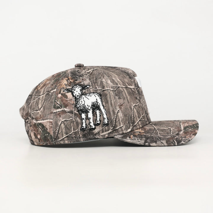 ‘7’ Premium SnapBack (Structured) - Malta Woodland Camo (LMTD)
