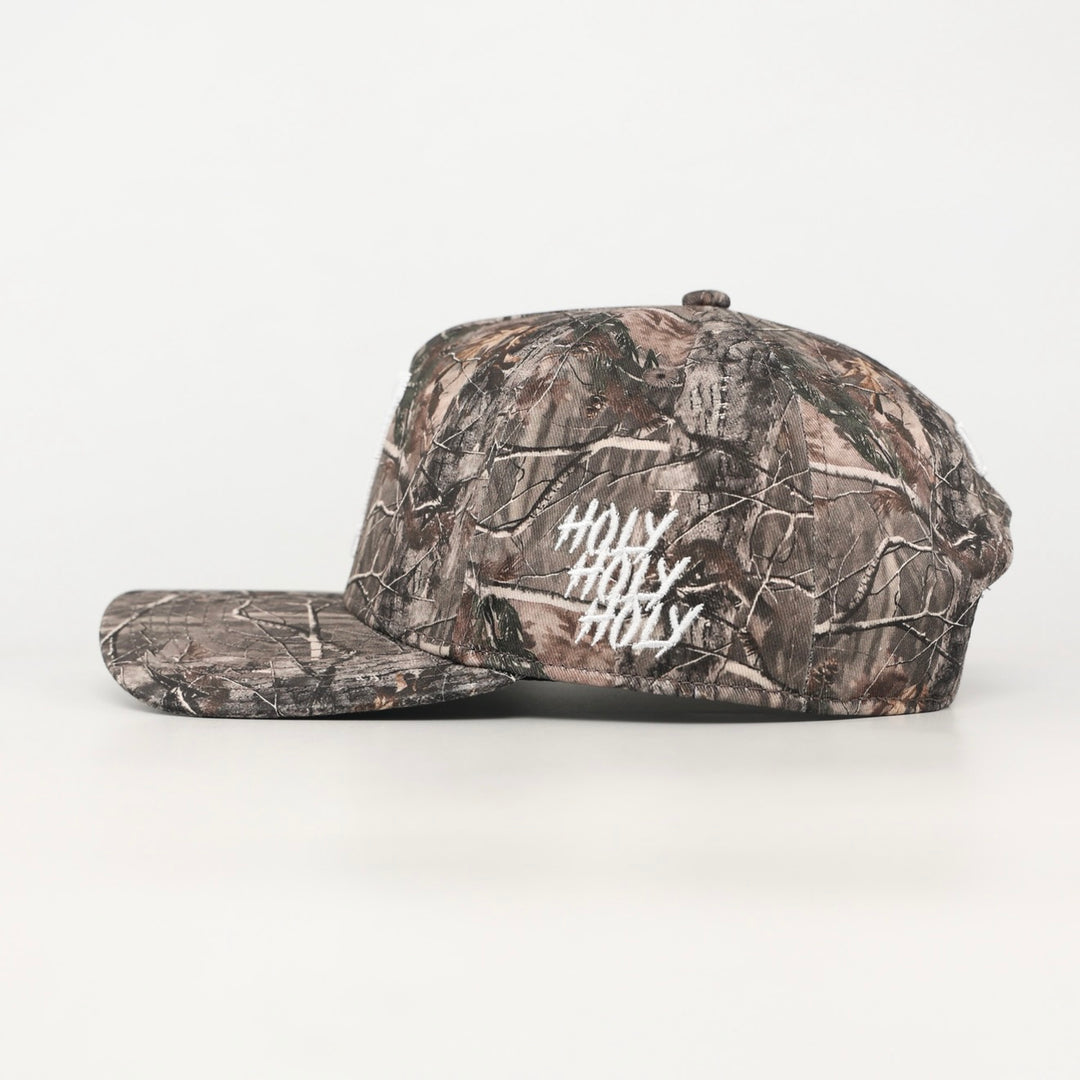 ‘7’ Premium SnapBack (Structured) - Malta Woodland Camo (LMTD)