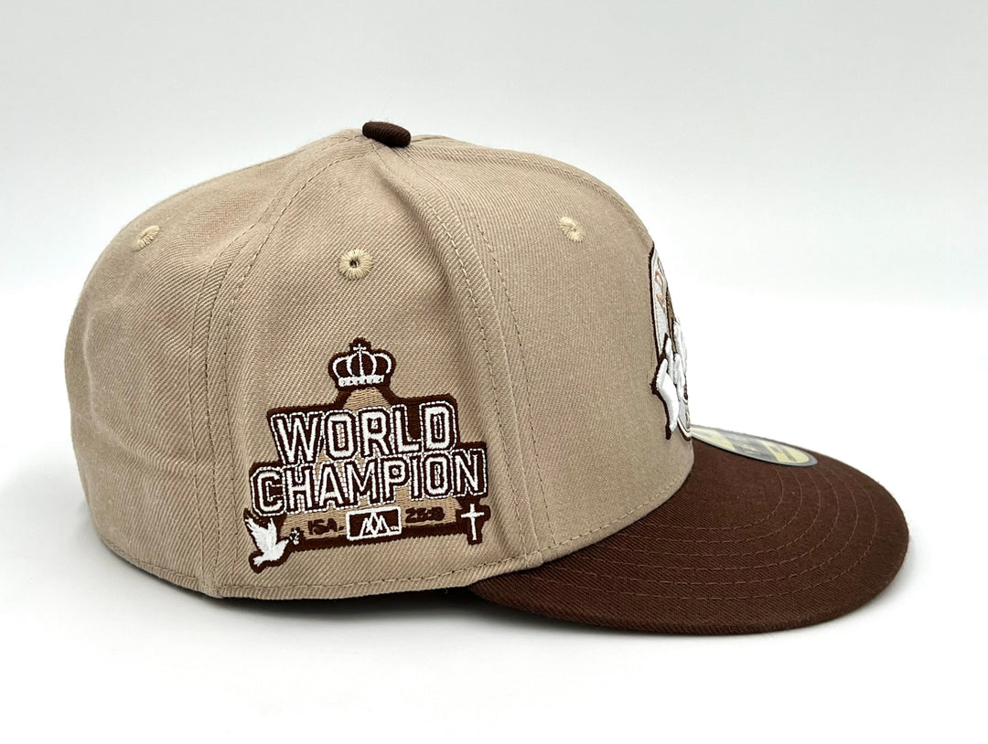 Yahweh Fitted Hat - Brown/Sand