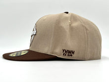 Load image into Gallery viewer, Yahweh Fitted Hat - Brown/Sand
