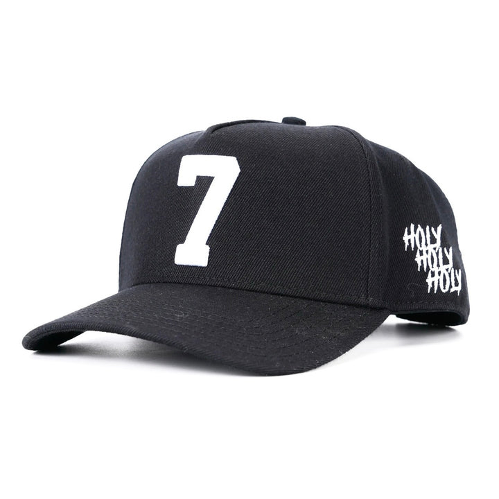 [PRE-ORDER - SHIPS MARCH 21ST] ‘7’ Premium Wool Blend SnapBack - Black/White