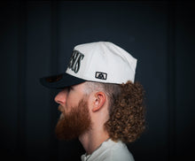 Load image into Gallery viewer, [PRE-ORDER - SHIPS JANUARY 10TH] ‘JUST JESUS’ Premium SnapBack - Cream/Black
