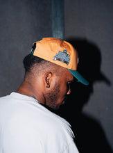 Load image into Gallery viewer, ‘Yahweh’ Premium Cotton SnapBack - Copper/Teal
