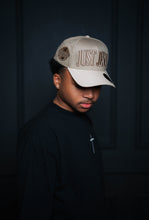 Load image into Gallery viewer, ‘JUST JESUS’ Premium SnapBack - Latte/Cream
