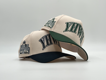 Load image into Gallery viewer, ‘YHWH’ Structured SnapBack - Cream/Billiard Green

