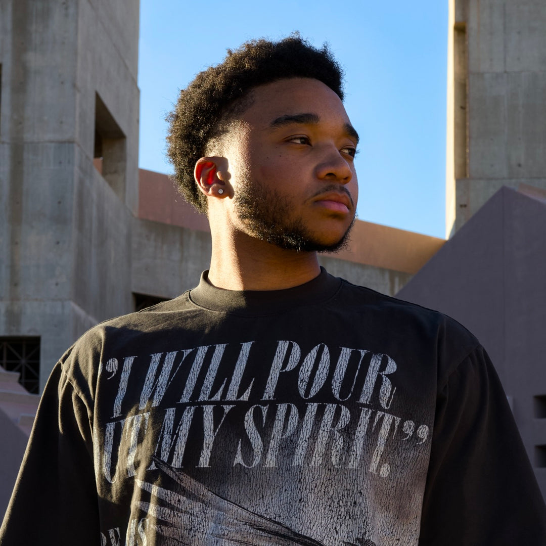 Holy Spirit [Dove] Wrap-Around Graphic Tee (Oversized Fit)