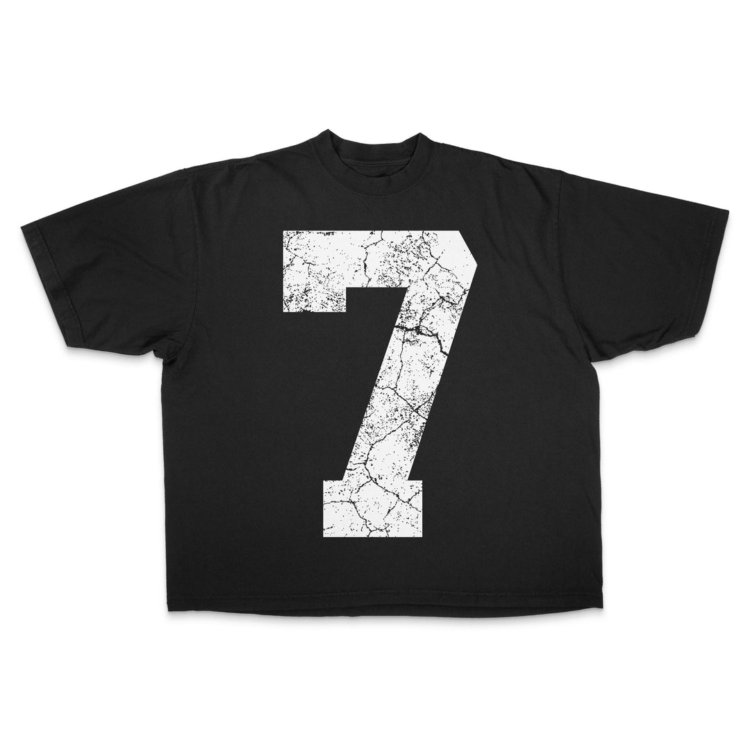 70x7 Drop Shoulder Tee (Super Oversized) - Black - Malta Apparel
