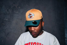 Load image into Gallery viewer, ‘Yahweh’ Premium Cotton SnapBack - Copper/Teal
