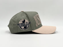 Load image into Gallery viewer, ‘JUST JESUS’ Premium SnapBack - Sage/Cream
