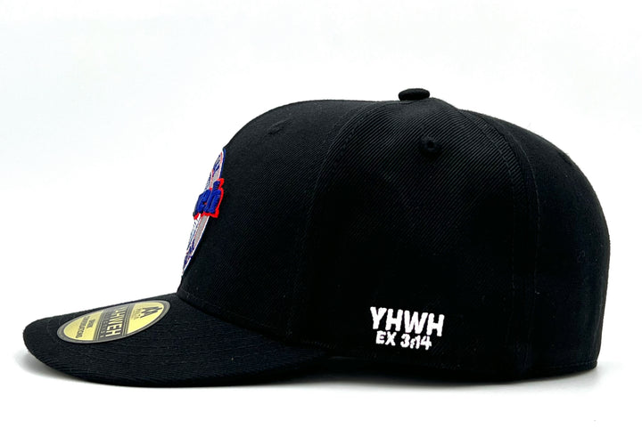 Yahweh Fitted Hat - Black/USA