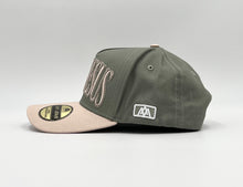 Load image into Gallery viewer, ‘JUST JESUS’ Premium SnapBack - Sage/Cream
