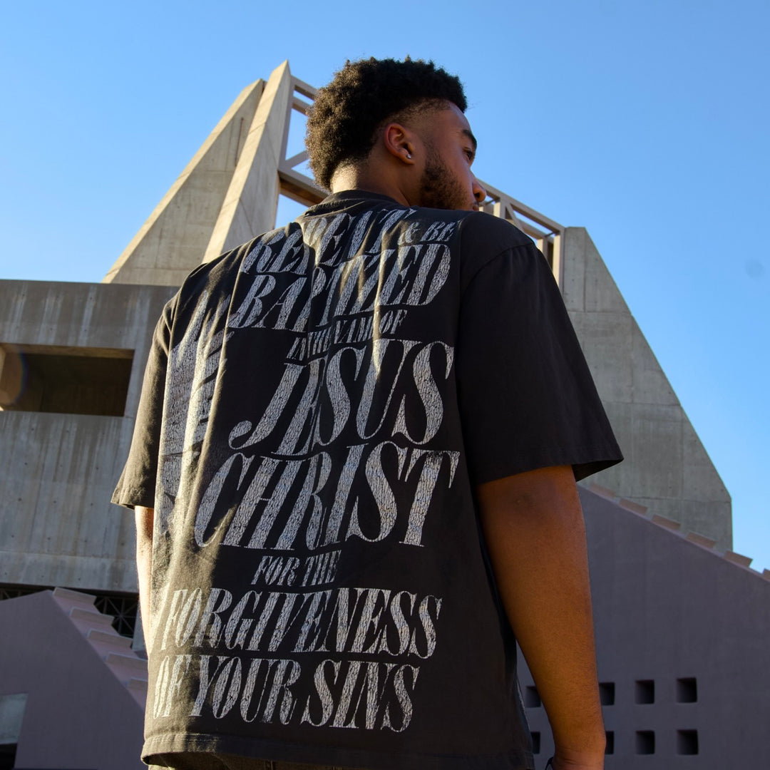 Holy Spirit [Dove] Wrap-Around Graphic Tee (Oversized Fit)