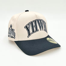 Load image into Gallery viewer, [PRE-ORDER - SHIPS MARCH 11TH] ‘YHWH Structured SnapBack - Cream/Navy
