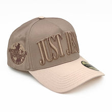 Load image into Gallery viewer, ‘JUST JESUS’ Premium SnapBack - Latte/Cream
