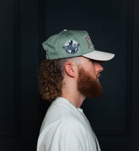 Load image into Gallery viewer, ‘JUST JESUS’ Premium SnapBack - Sage/Cream
