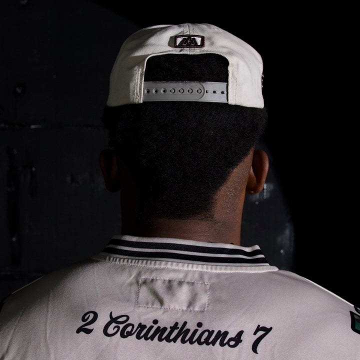 CONSECRATED UNSTRUCTURED Premium SnapBack - Cream/Malta Woodland Camo