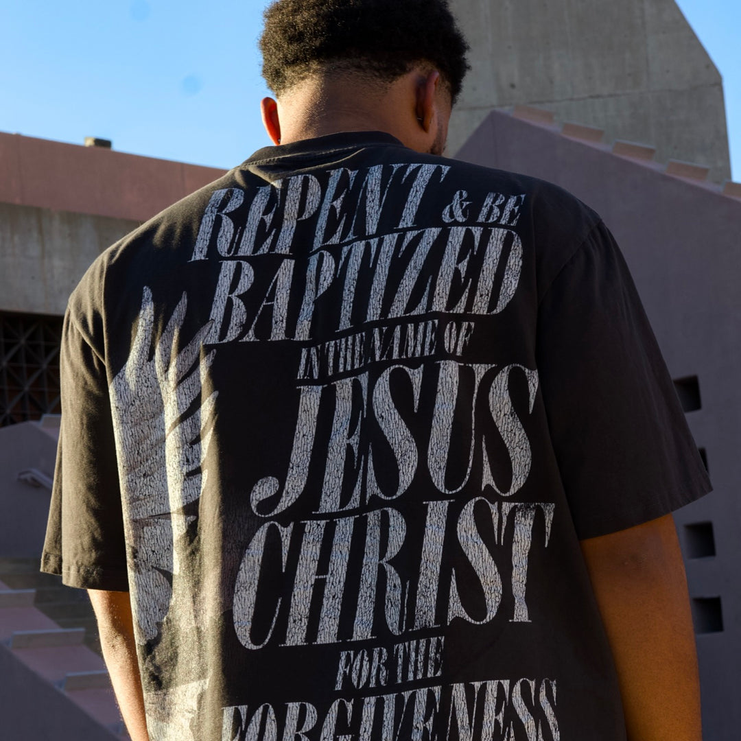 Holy Spirit [Dove] Wrap-Around Graphic Tee (Oversized Fit)