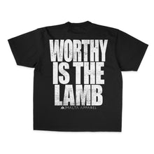 Load image into Gallery viewer, WORTHY IS THE LAMB Tee - Black
