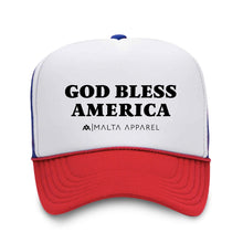 Load image into Gallery viewer, God Bless America Trucker Hat
