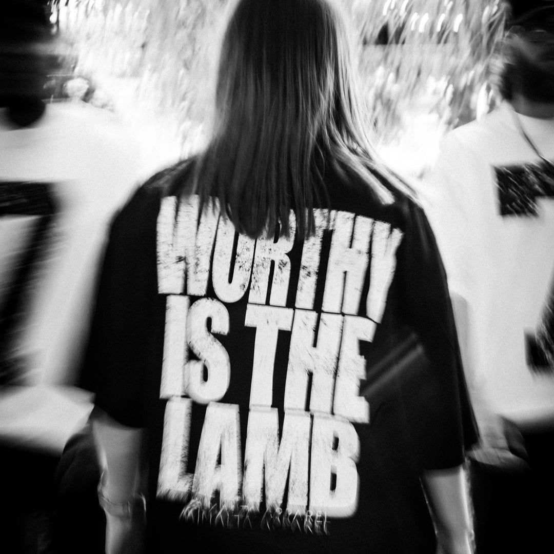 WORTHY IS THE LAMB Tee - Black