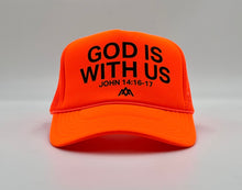 Load image into Gallery viewer, God is With Us Foam Trucker - Neon Orange
