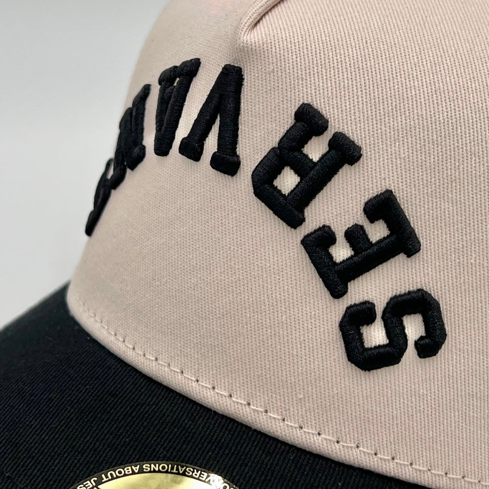 [PRE-ORDER - SHIPS MARCH 28TH] ‘SERVANT’ Premium SnapBack - Cream/Black