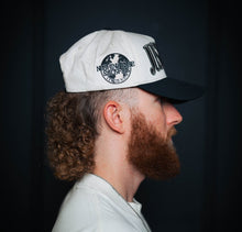 Load image into Gallery viewer, ‘JUST JESUS’ Premium SnapBack - Cream/Black
