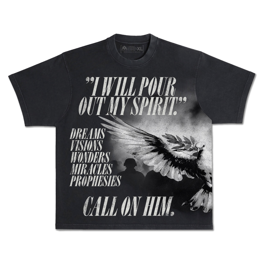 [PRE-ORDER - SHIPS OCTOBER 6TH] Holy Spirit [Dove] Graphic Tee (Oversized Fit)