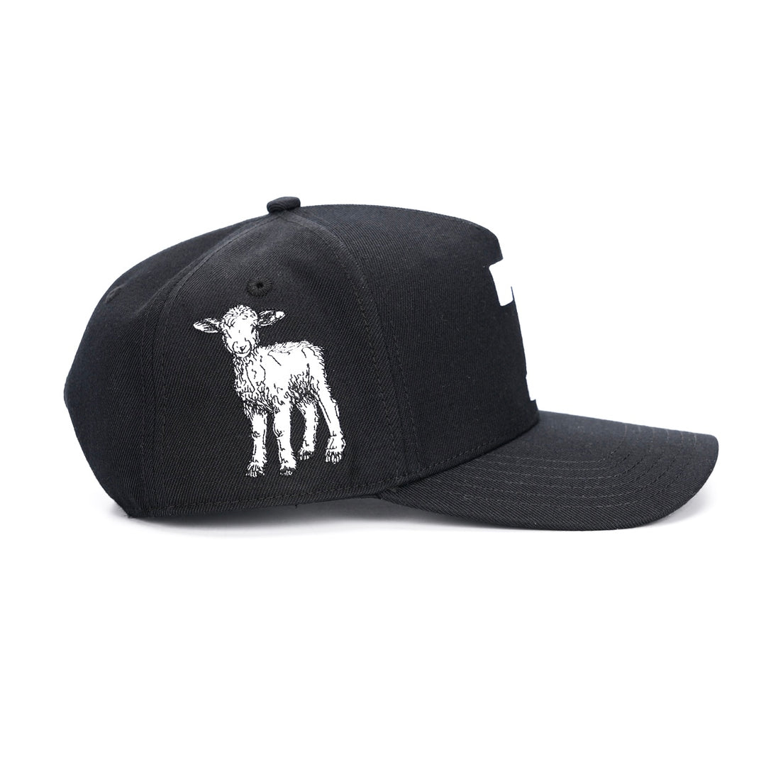 [PRE-ORDER - SHIPS MARCH 28TH] ‘7’ Premium Wool Blend SnapBack - Black/White