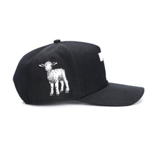 Load image into Gallery viewer, ‘7’ Premium Wool Blend SnapBack - Black/White
