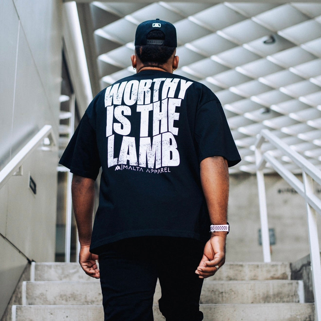 WORTHY IS THE LAMB Tee - Black