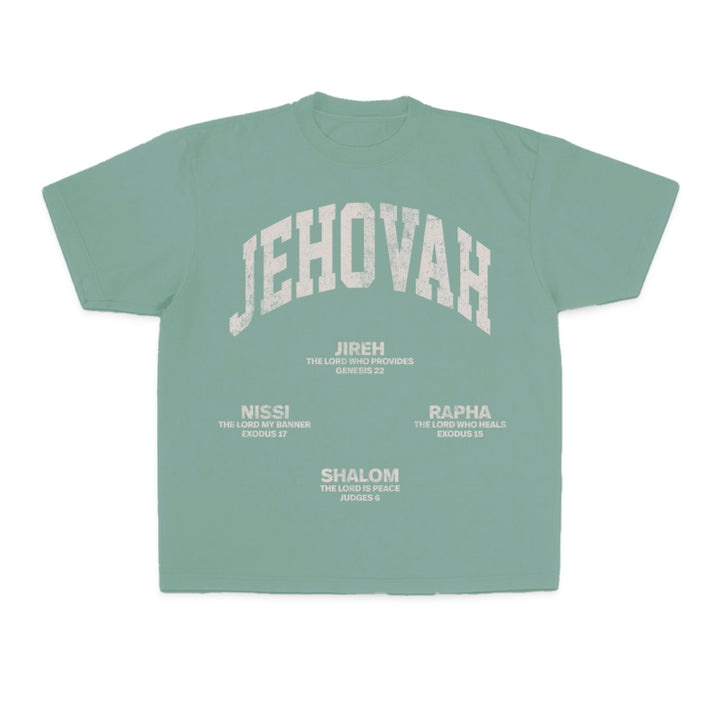 JEHOVAH Tee - Sage/Cream