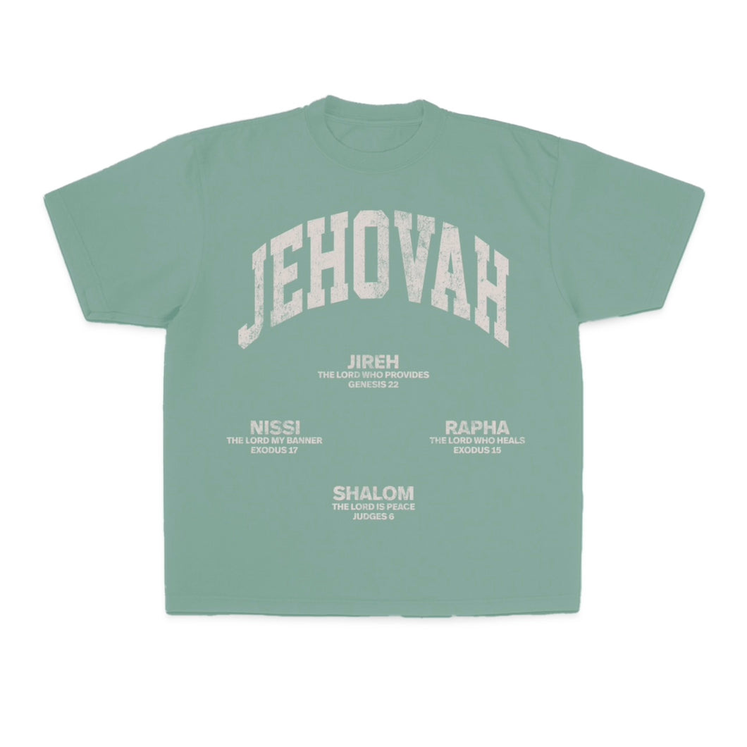 JEHOVAH Tee - Sage/Cream