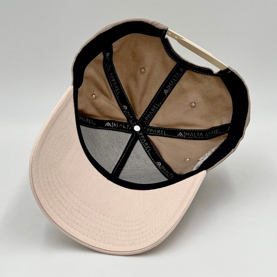 ‘JUST JESUS’ Premium SnapBack - Latte/Cream