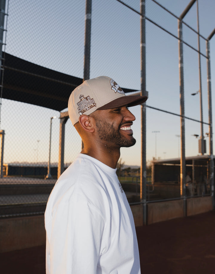 Yahweh Fitted Hat - Brown/Sand