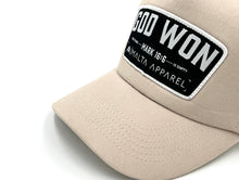 Load image into Gallery viewer, God Won Trucker Hat - Stone
