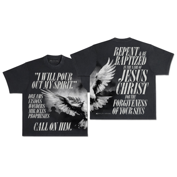 [PRE-ORDER - SHIPS OCTOBER 6TH] Holy Spirit [Dove] Graphic Tee (Oversized Fit)