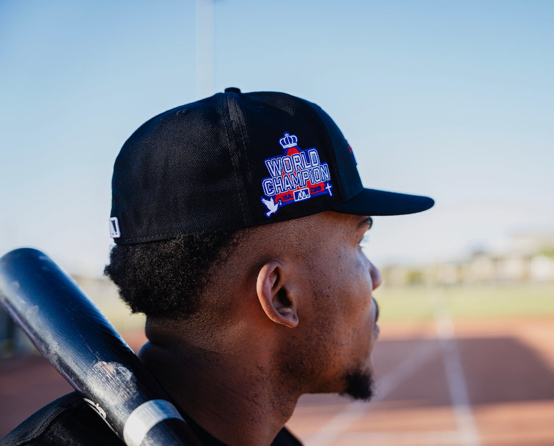 Yahweh Fitted Hat - Black/USA