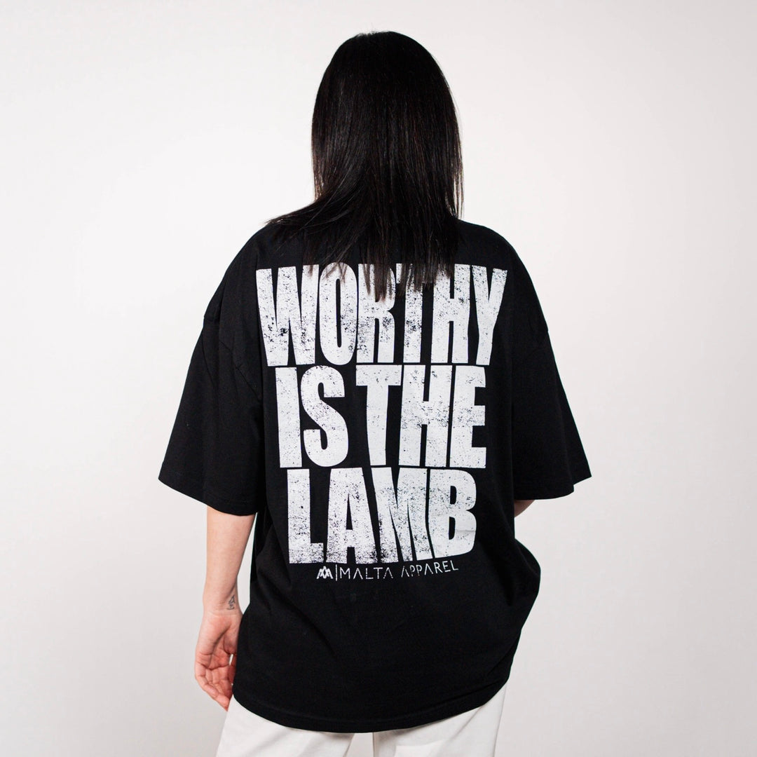 WORTHY IS THE LAMB Tee - Black