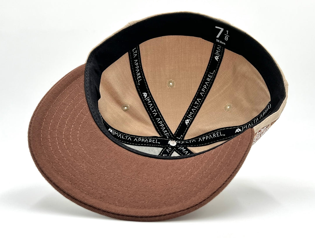 Yahweh Fitted Hat - Brown/Sand