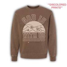 Load image into Gallery viewer, [FINAL SALE - DISCOLORED PRINTS] - ‘God Is With Us’ Crewneck
