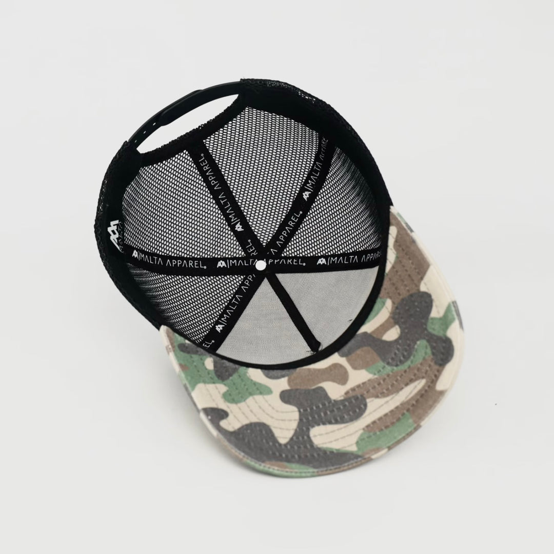 [PRE-ORDER - SHIPS OCTOBER 20TH] God Won Trucker Hat - Camo