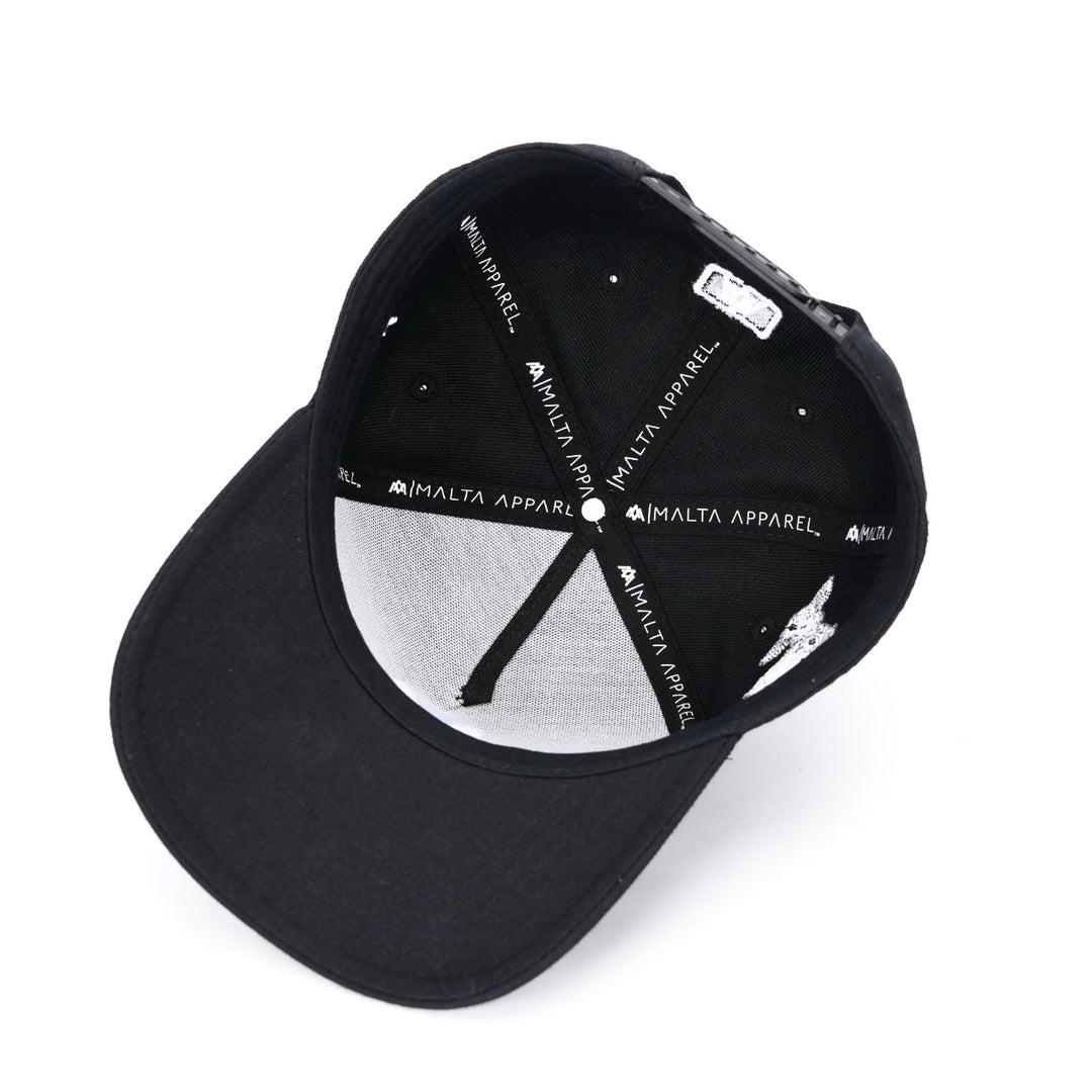 [PRE-ORDER - SHIPS MARCH 28TH] ‘7’ Premium Wool Blend SnapBack - Black/White