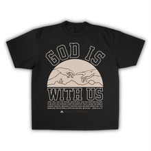Load image into Gallery viewer, ‘God Is With Us’ Heavyweight Garment-Dyed Tee
