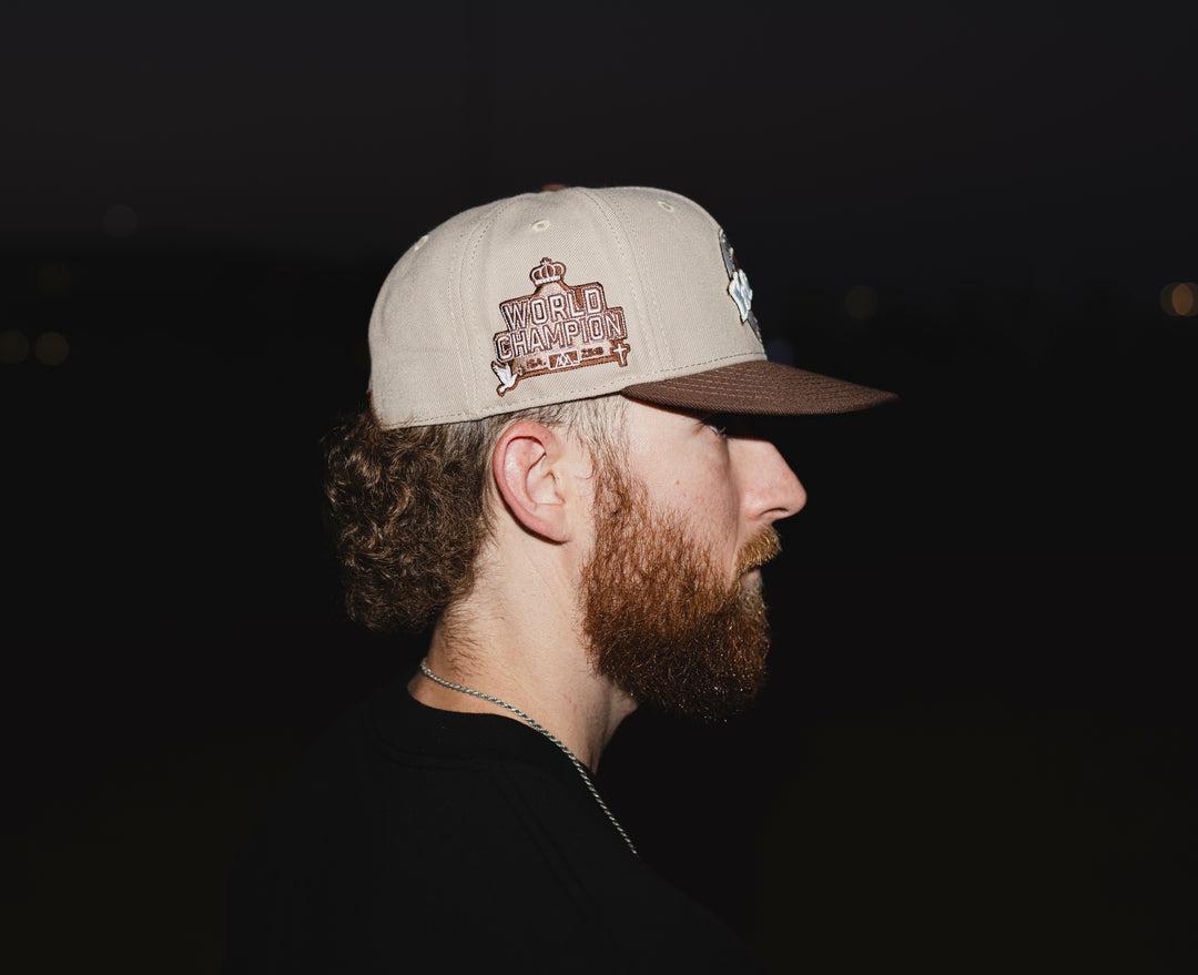 Yahweh Fitted Hat - Brown/Sand