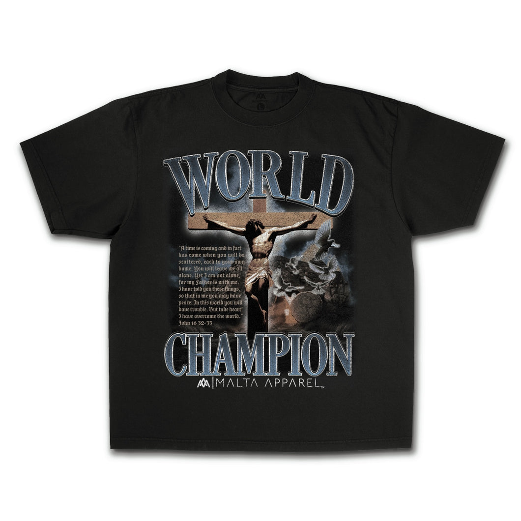 ‘World Champion’ Tee - Black