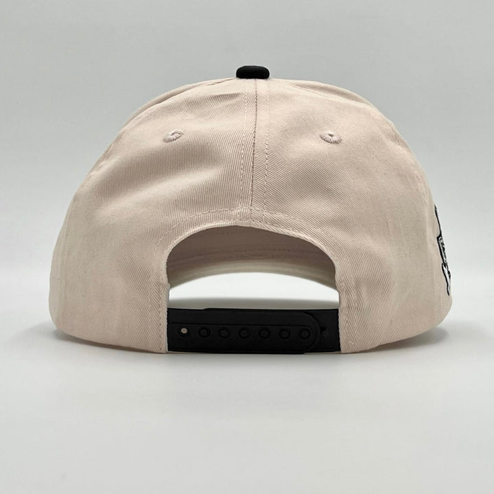 ‘YHWH’ Structured SnapBack - Cream/Black