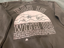 Load image into Gallery viewer, [FINAL SALE - DISCOLORED PRINTS] - ‘God Is With Us’ Crewneck
